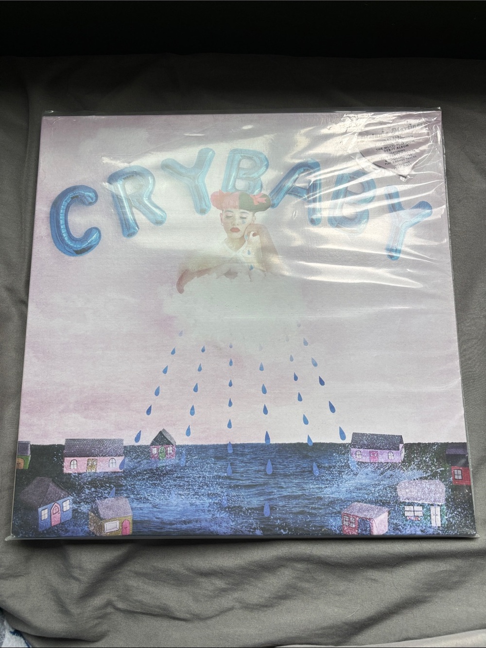 Melanie Martinez Crybaby deluxe record - transparent blue